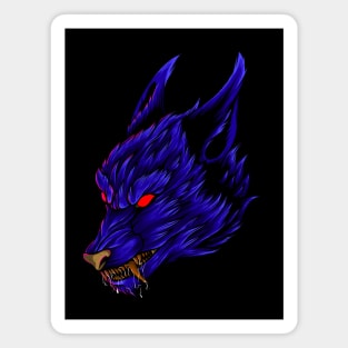 Mythical Wolf Magnet